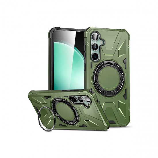 Protector rígido Samsung Galaxy S23 FE 5G con anillo MagSafe color verde -  en Cellular Center