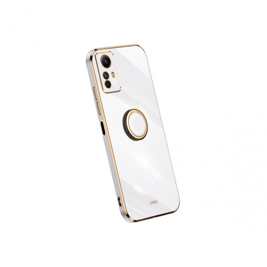 Protector Xiaomi Redmi 12S con anillo color blanco - en Cellular